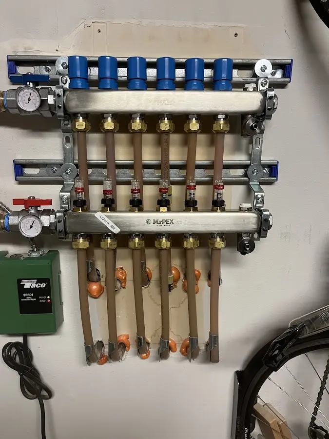 Plumber performing Leak Detection at a residential property in Capitol Heights